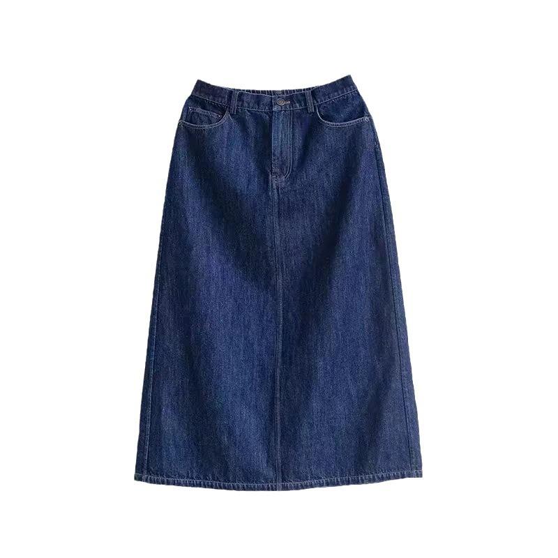 Damen Röcke |  Jeansrock Midi Skirt Bekleidung Damen