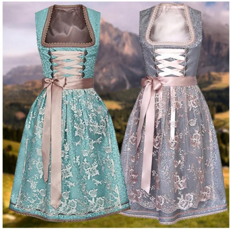 Damen Trachten |  Dirndl Wiessee Mit Leinen Bekleidung Damen